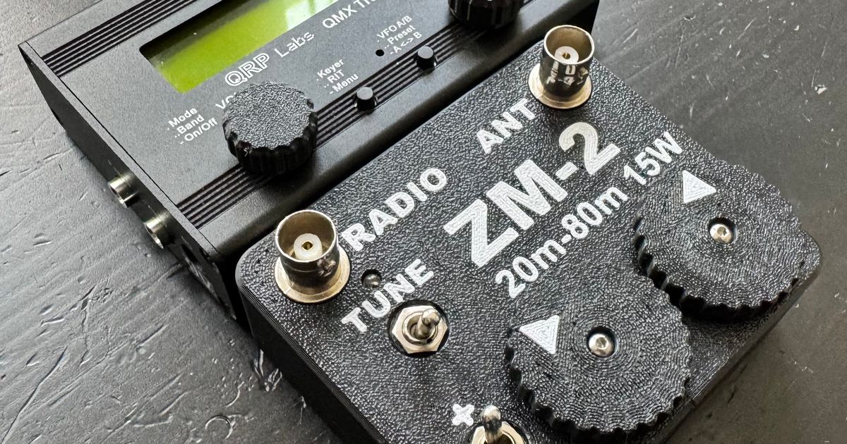 VE7ZAX Mini Emtech ZM-2 ATU clone case.