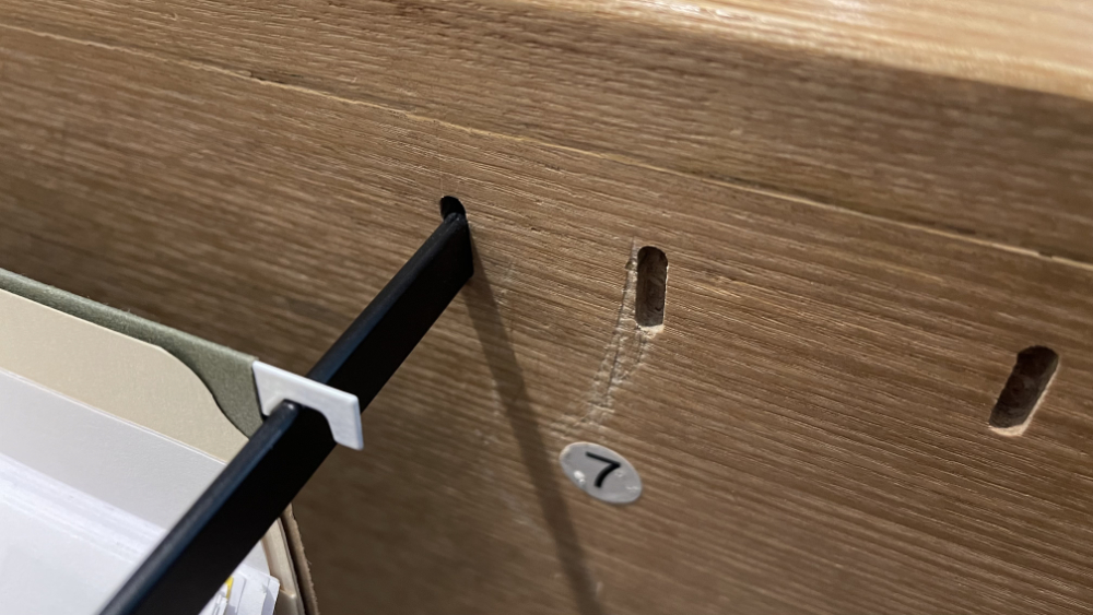 Bracket Support for a Monroe & James Filing Cabinet