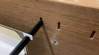 Bracket Support for a Monroe & James Filing Cabinet