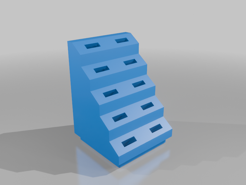 Miniatura 2 do modelo 3D gridfinity usb(c) storage tower