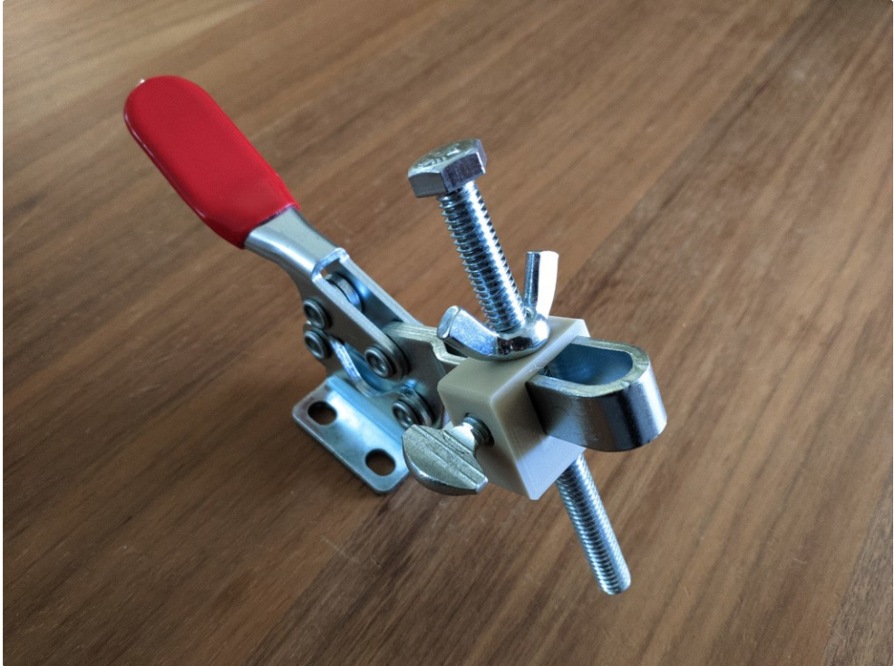 Miniatura 2 do modelo 3D Toggle clamp quick set hold down