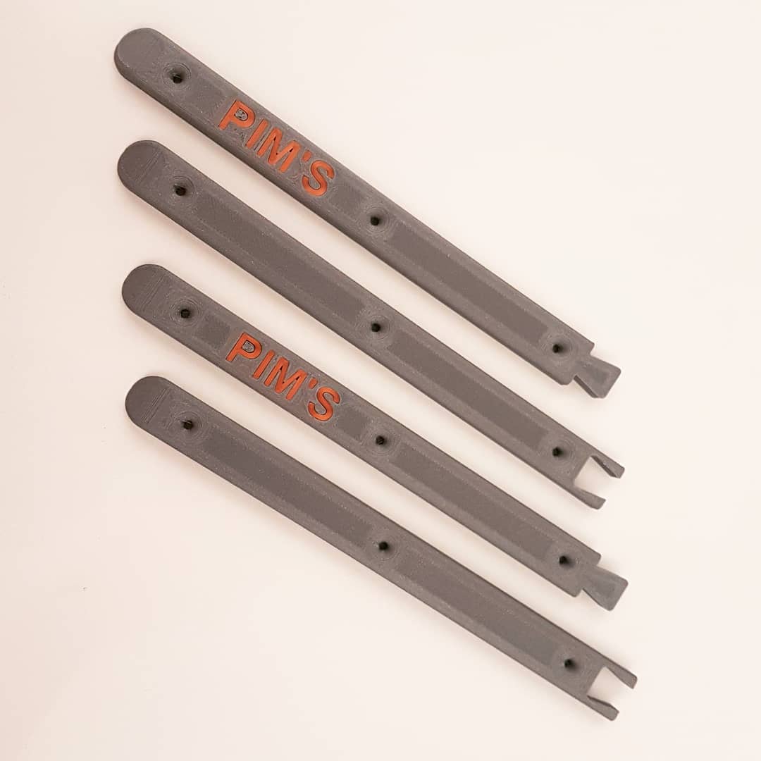 Skateboard deck rails by MatMake Download free STL model