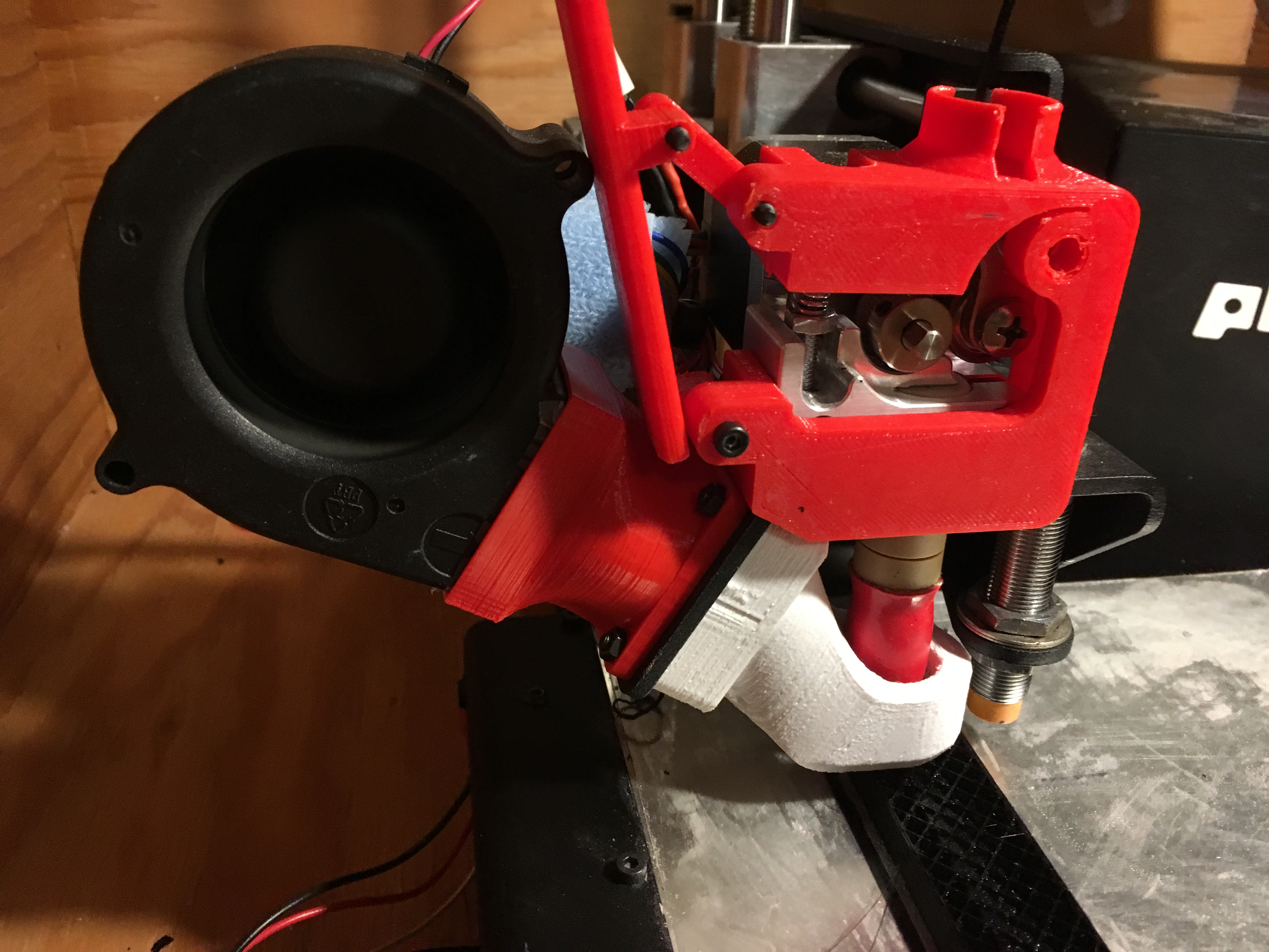 Printrbot Fan Duct for High Flow Fan Blower Upgrade