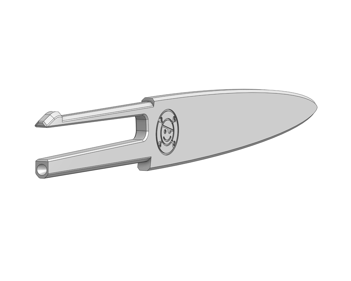 HAPPY PIRATE PEN/KNIFE WITH SECRET MAP COMPARTMENT by Peter H ...