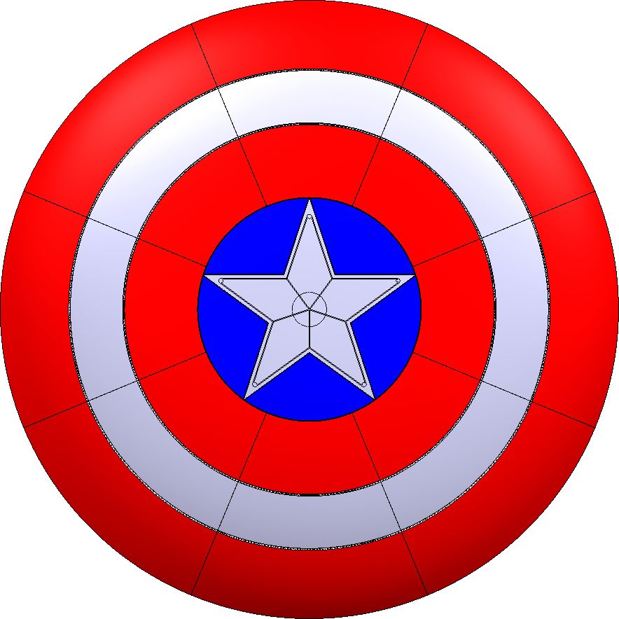 Captain America Shield by That Engineering Guy | Download free STL ...