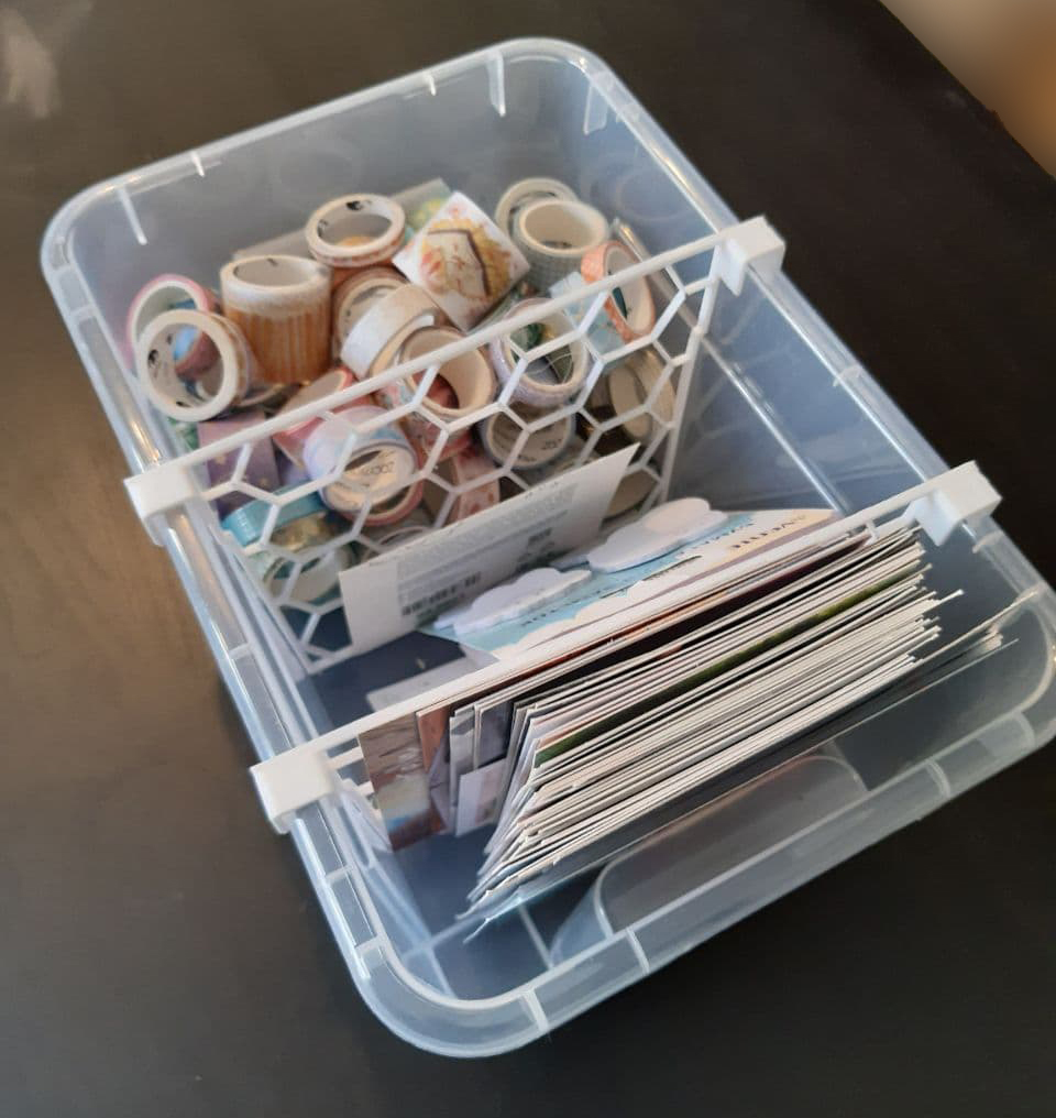 Miniatura 2 do modelo 3D Separator for IKEA SAMLA box