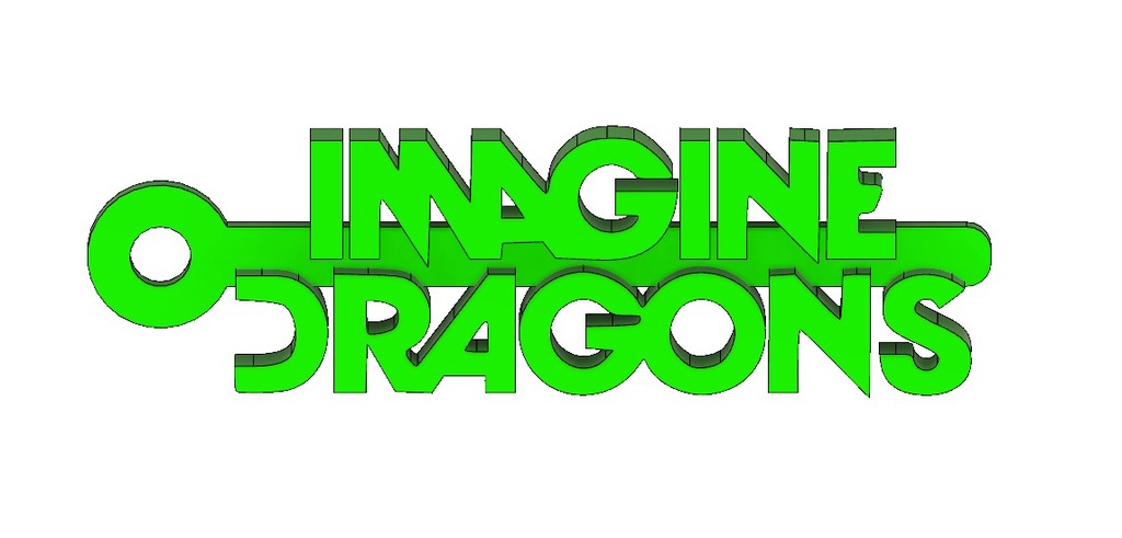 Imagine Dragons Logo Keychain