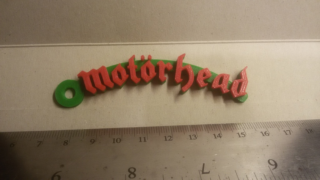 Motorhead Logo Keychain
