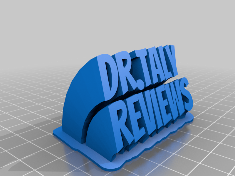 My Customizedtaly Sweeping 2-line name plate (text)