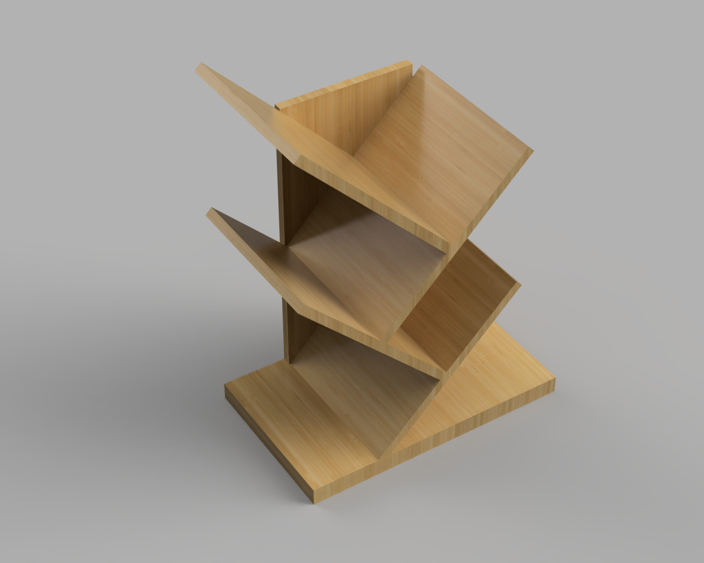 4-Tier Tree Bookshelf