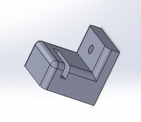 Omron D2FC-F-7N microswitch endstop holder for kossel mini 2020