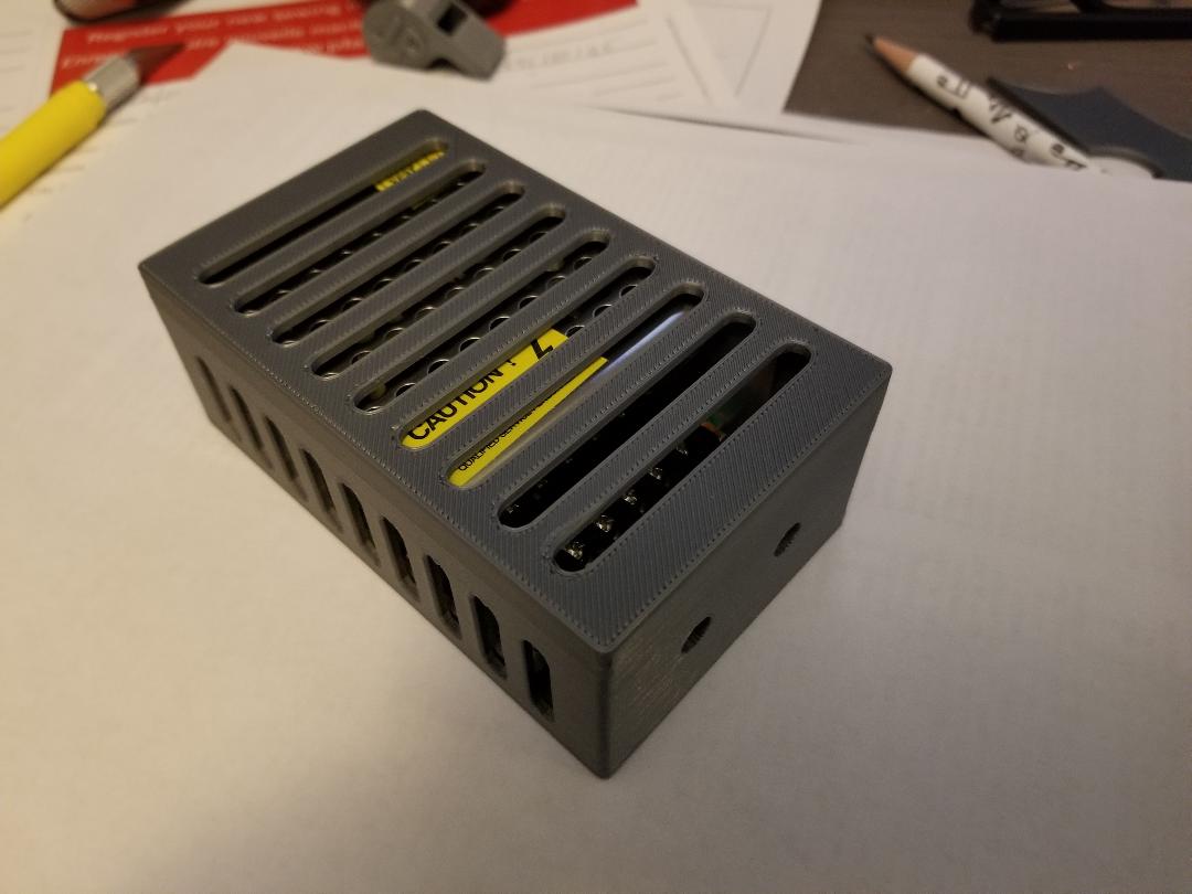 Vented Box for 5v power supply