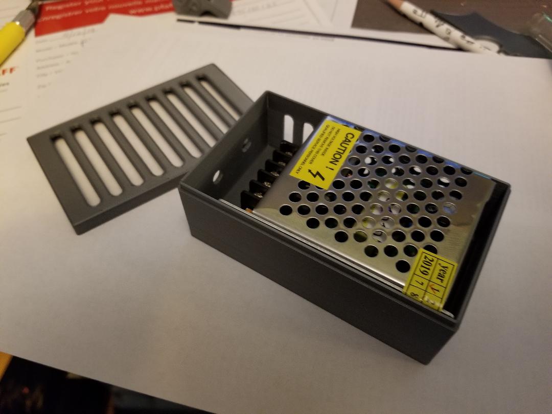 Vented Box for 5v power supply