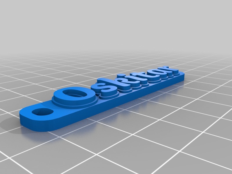 Oskitar Keychain