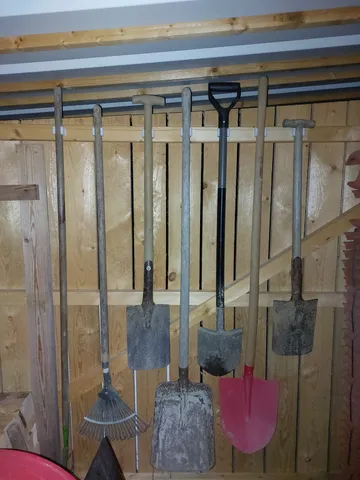 Garden tool holder Gartengerätehalter Wandhalterung TPU