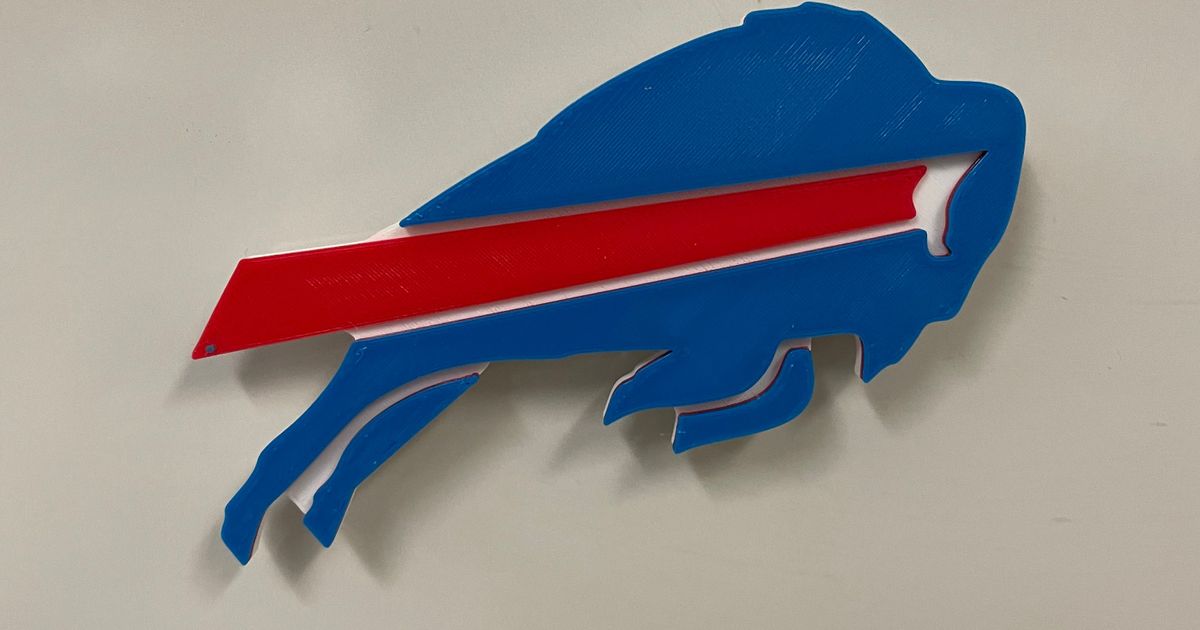 Belk NFL Buffalo Bills 3D Logo Series Magnets