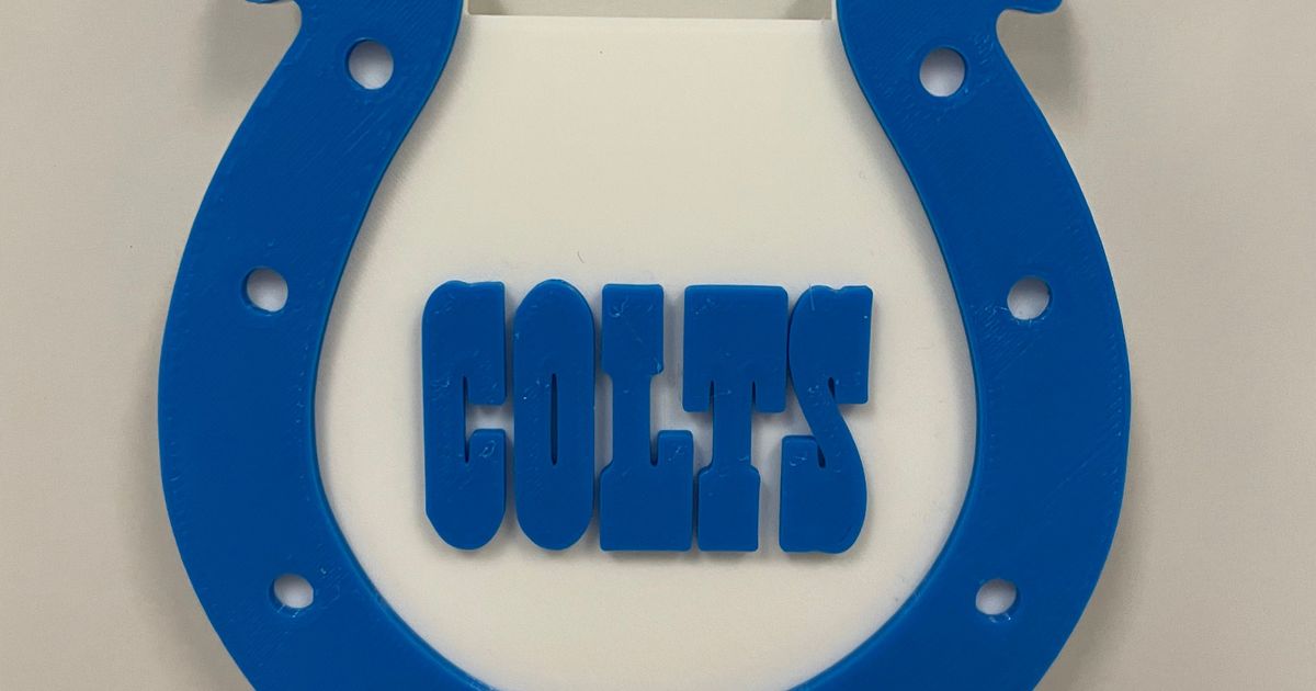 Indianapolis Colts Logo by pmeineke | Download free STL model | Printables .com indianapolis-colts-logo-by-pmeineke-download-free-stl-model-printables-com