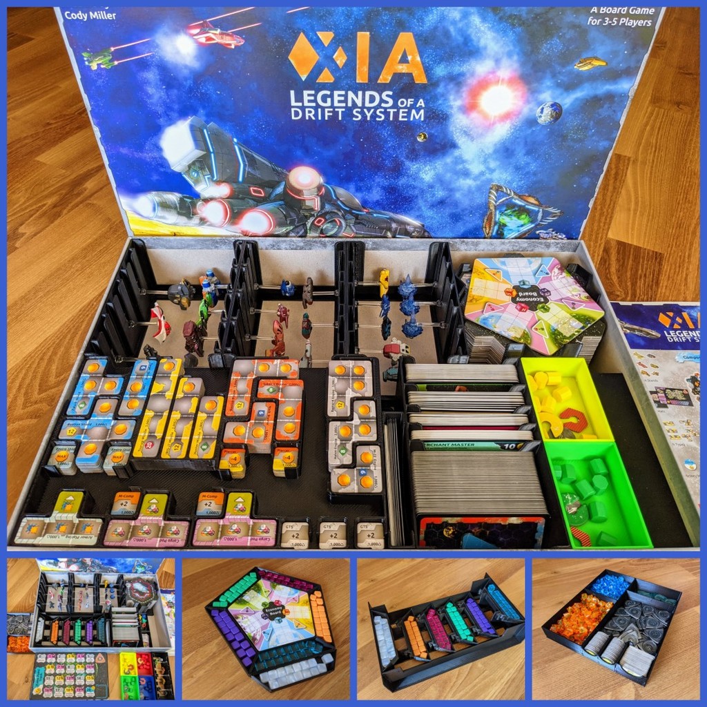 Xia - Legends of a Drift System (+ Expansions) - Organizer by Fabmaszter, Download free STL model