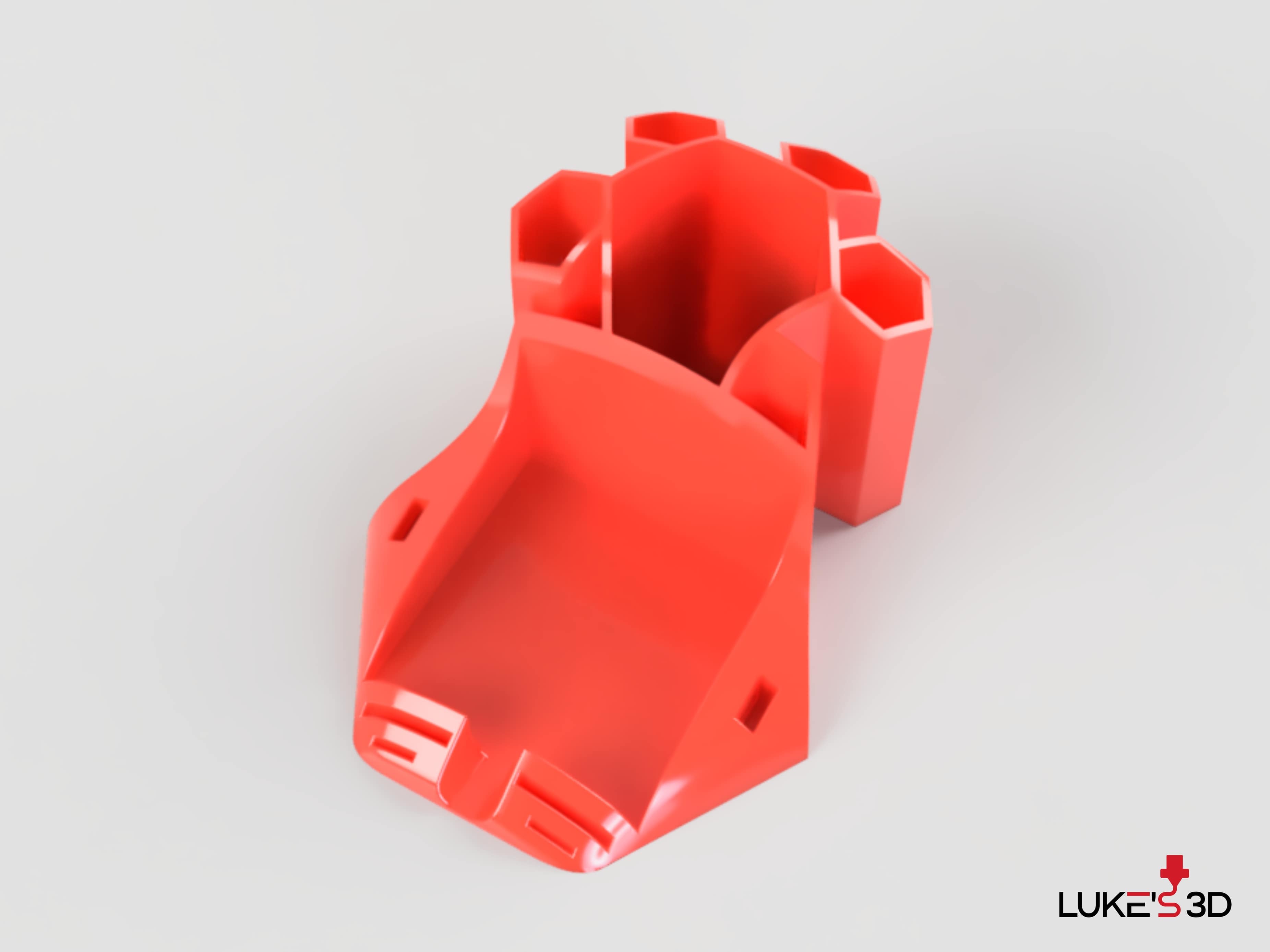 Hexagonal desk organizer