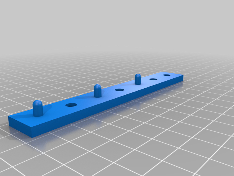 Shelf Hole Drill Template (Customizable) by joergp Download free STL