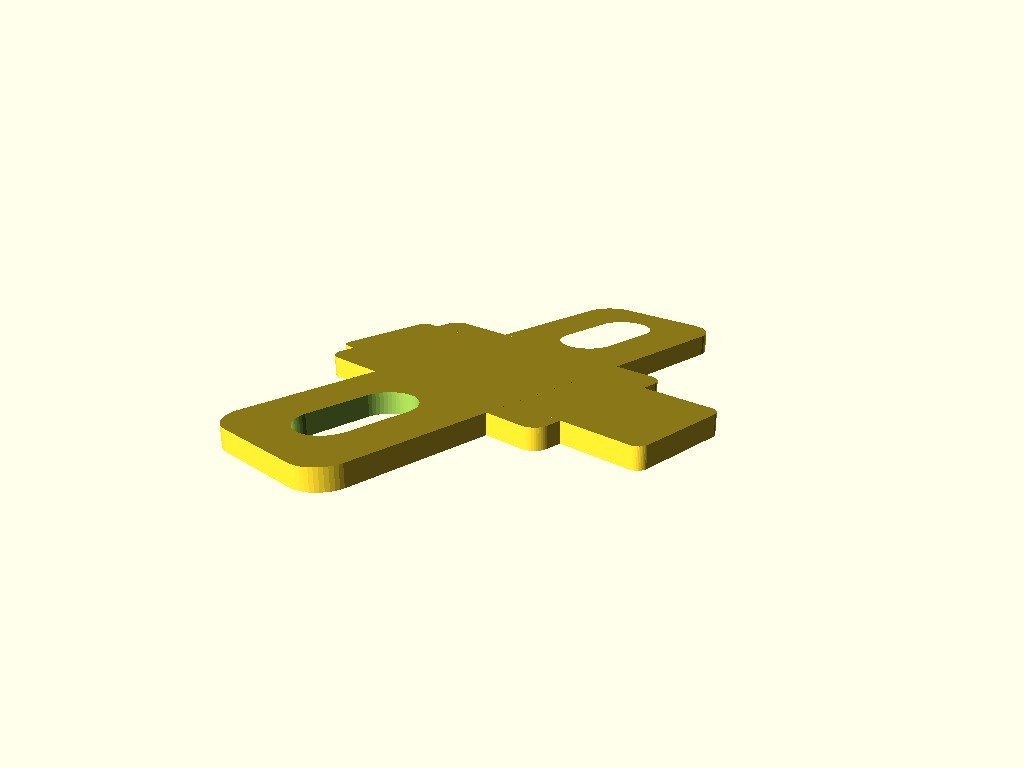 Miniatura 2 do modelo 3D Blum Hinge Spacer (Customizable)