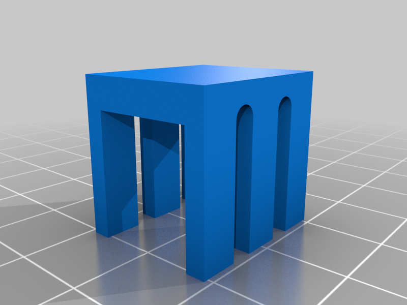 Miniatura 4 do modelo 3D Cable Holder for Drawer (Customizable)