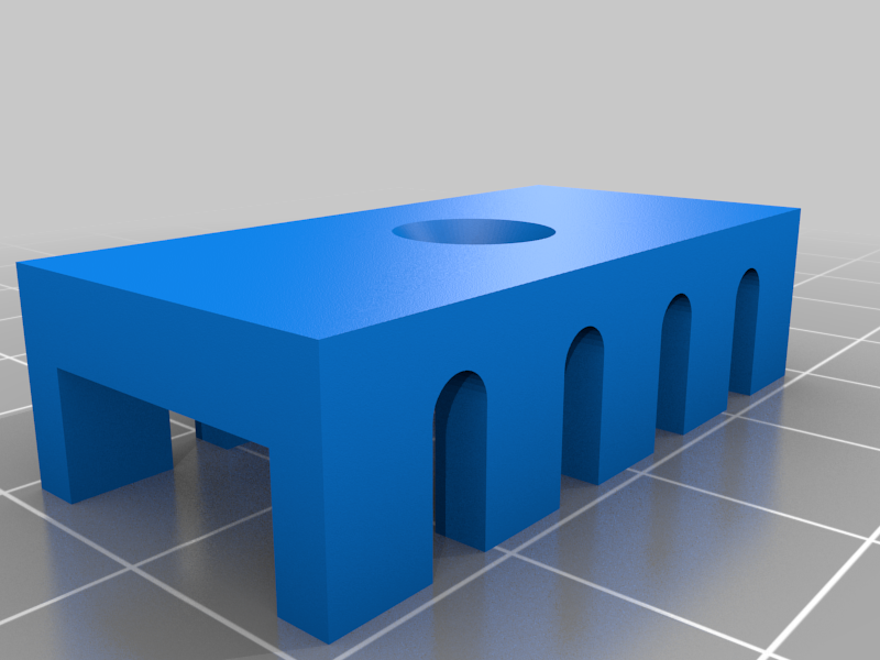 Miniatura 8 do modelo 3D Cable Holder for Drawer (Customizable)