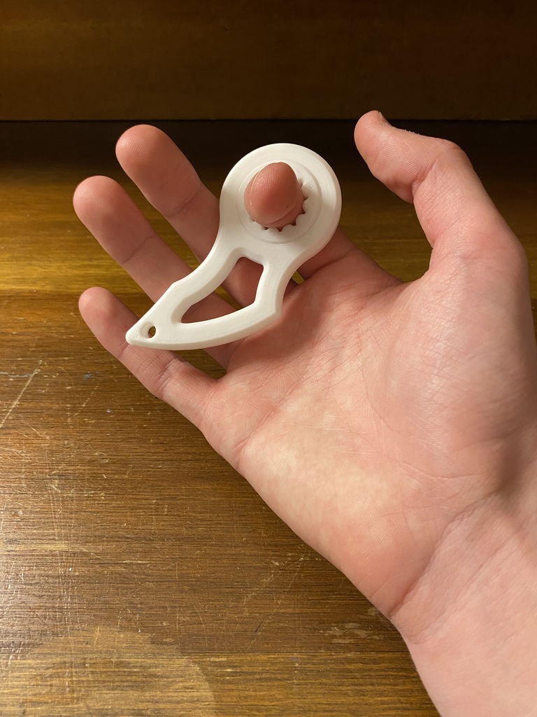 Miniatura 2 do modelo 3D Keyrambit Keychain Spinner