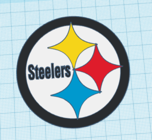 Pittsburgh Steelers Logo by pmeineke | Download free STL model ...