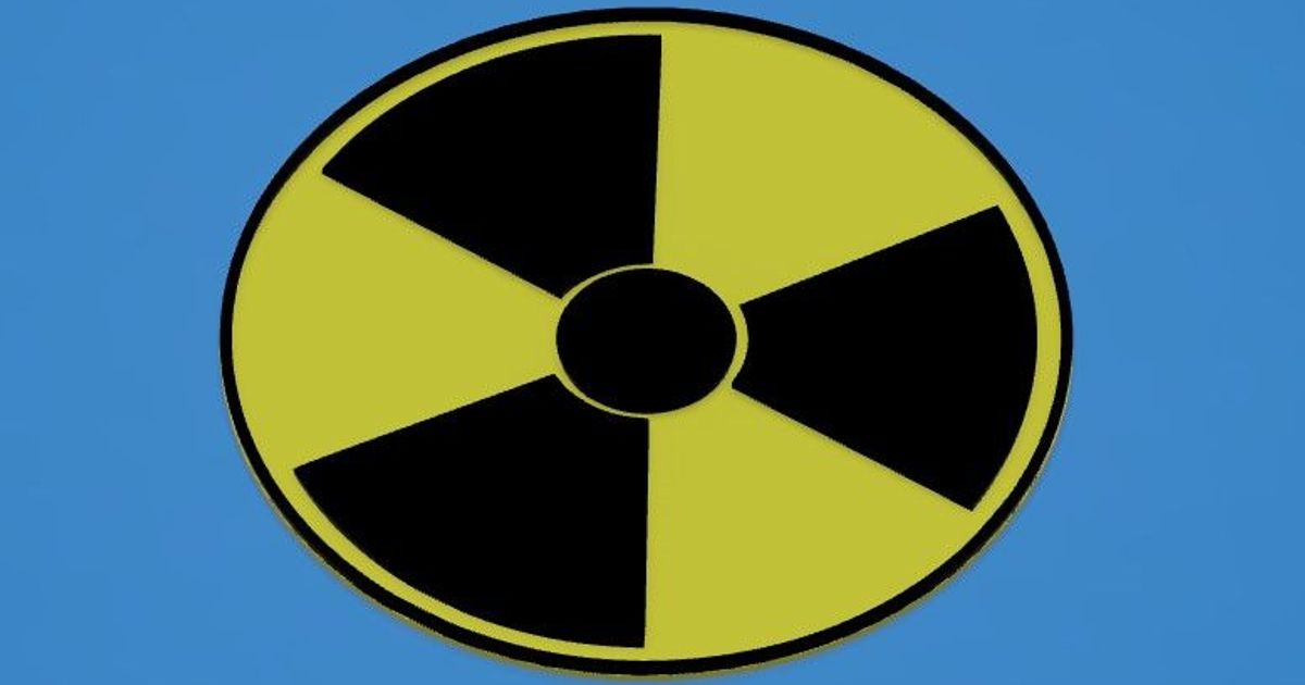 nuclear symbol by 3Dmaker Download free STL model