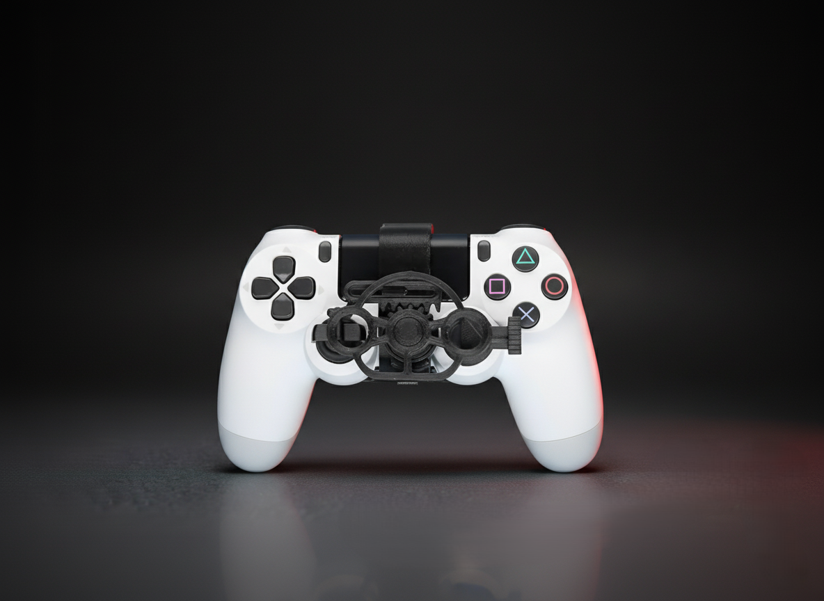 Swappable Controller Wheel / Fully 3D Printed