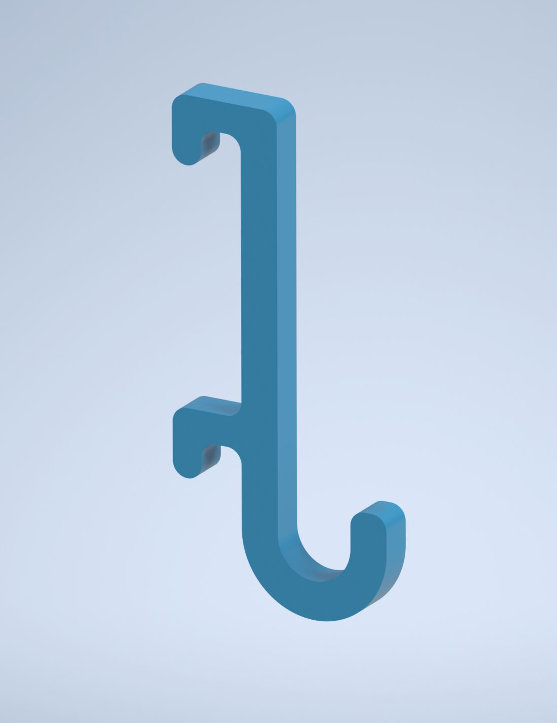 Miniatura 3 do modelo 3D IKEA Skadis Hook