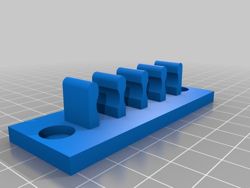 Customisable Whiteboard pen holder by Nicolas Ledez Download free STL