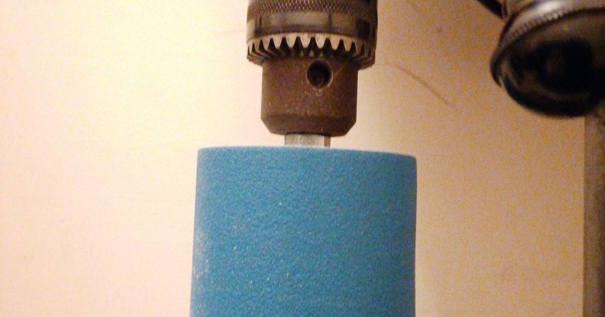 Pillar Drill drum sander by Bren Download free STL model