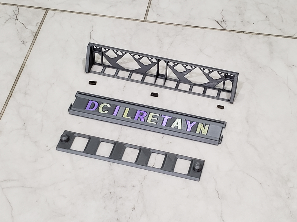 Miniatura 5 do modelo 3D Customizable sliding word-switcher