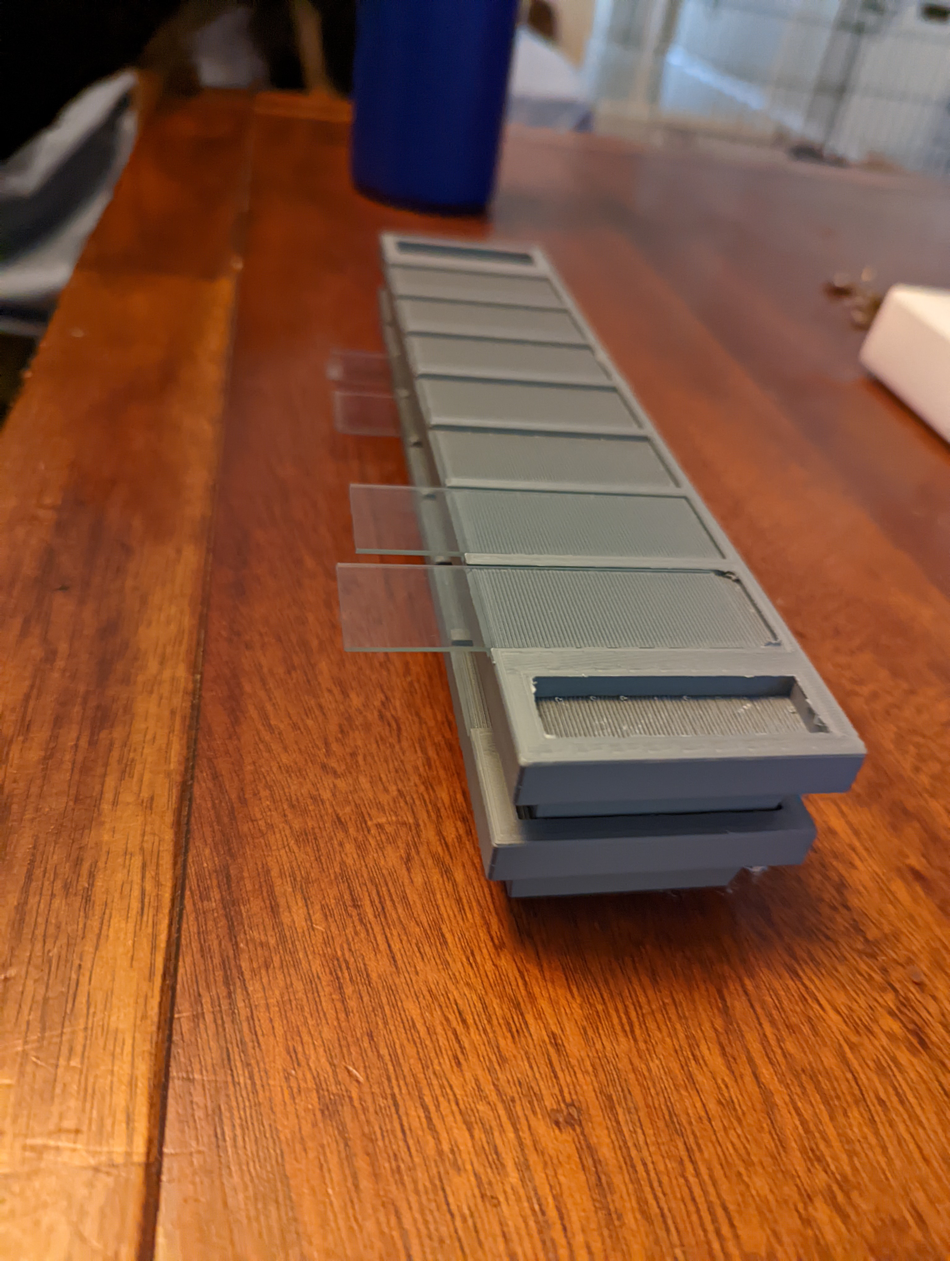 Miniatura 3 do modelo 3D Stackable Slide Rack