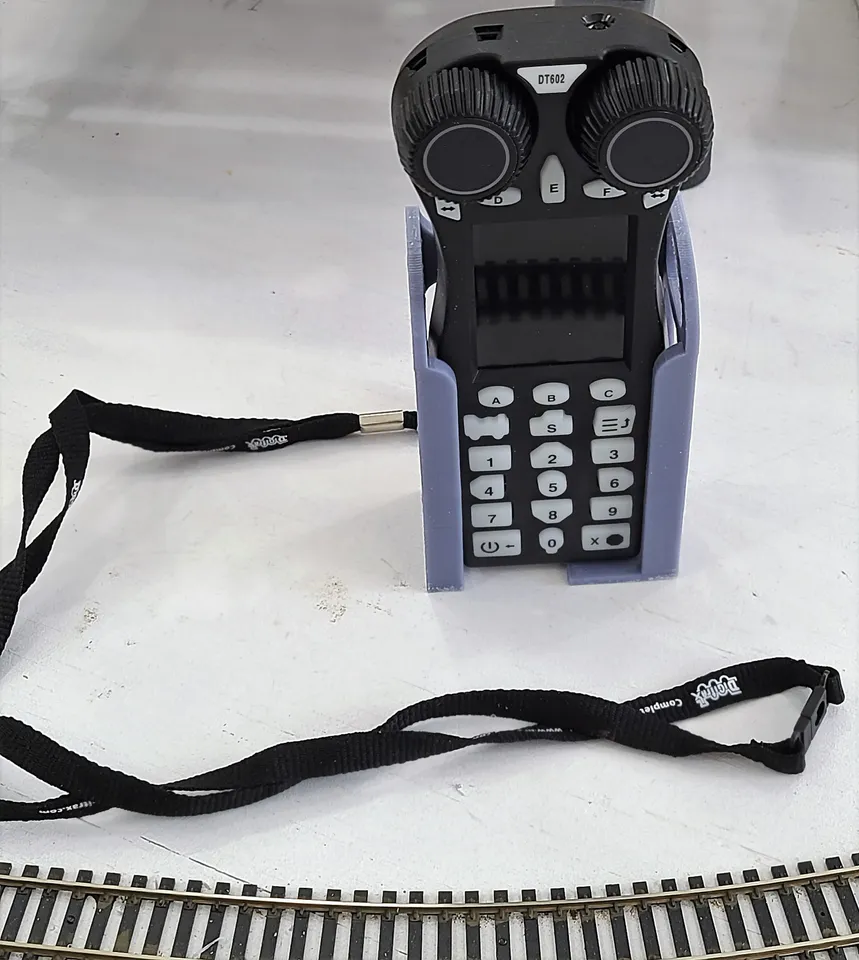 Digitrax Throttle Holder (DT600, DT500, UT4) by ThunderTronH123