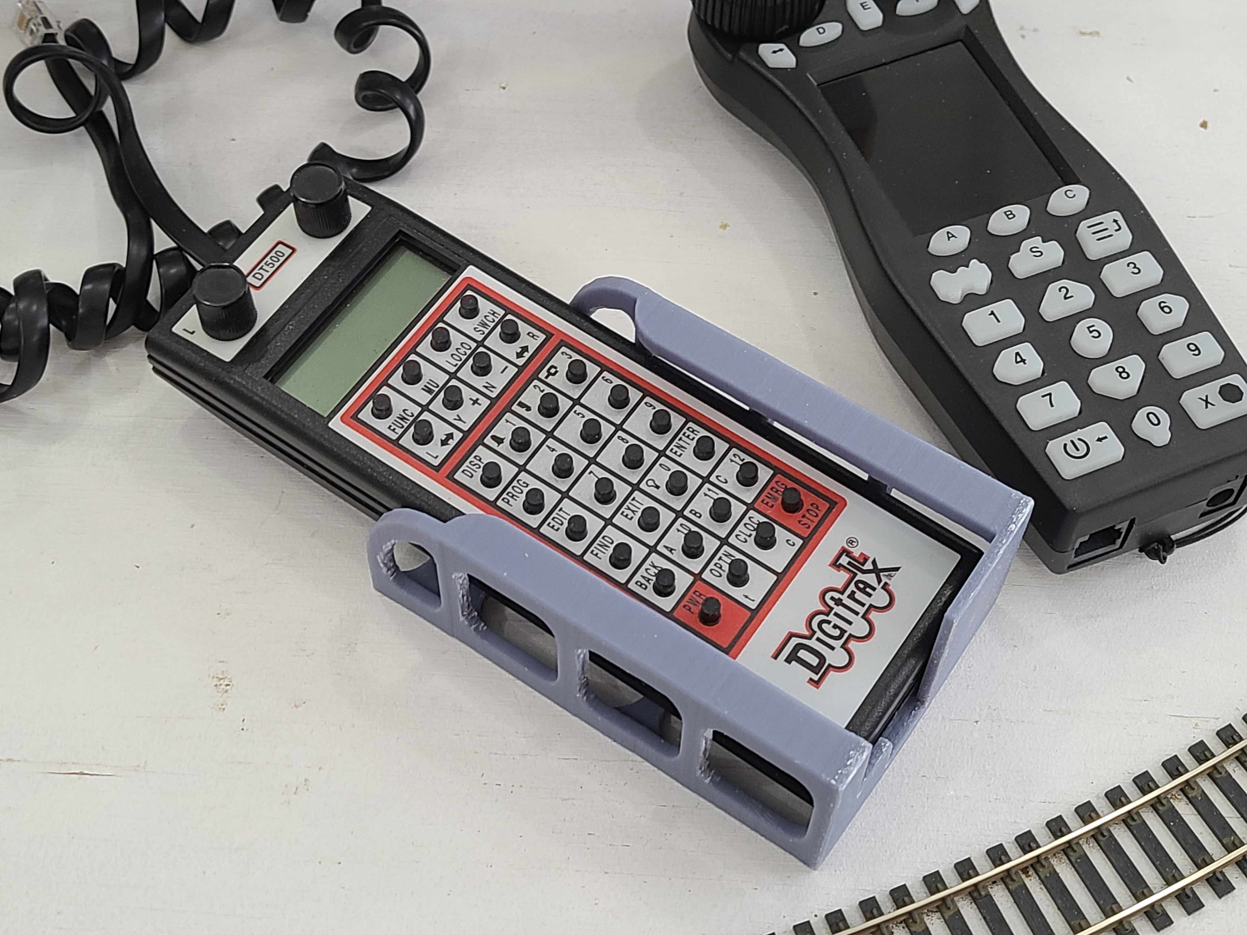 Digitrax Throttle Holder (DT600, DT500, UT4) by ThunderTronH123