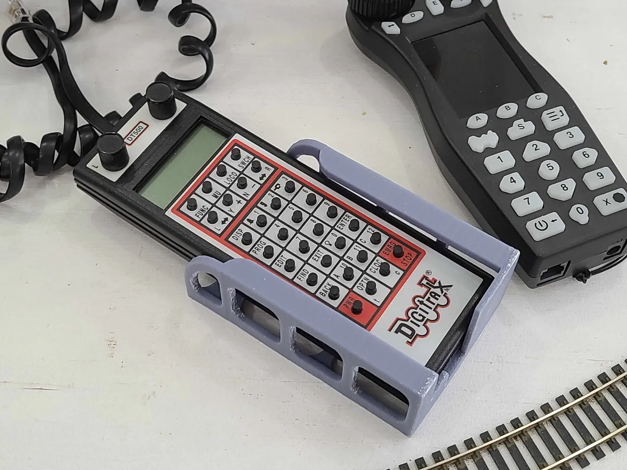 Digitrax Throttle Holder (DT600, DT500, UT4) by ThunderTronH123