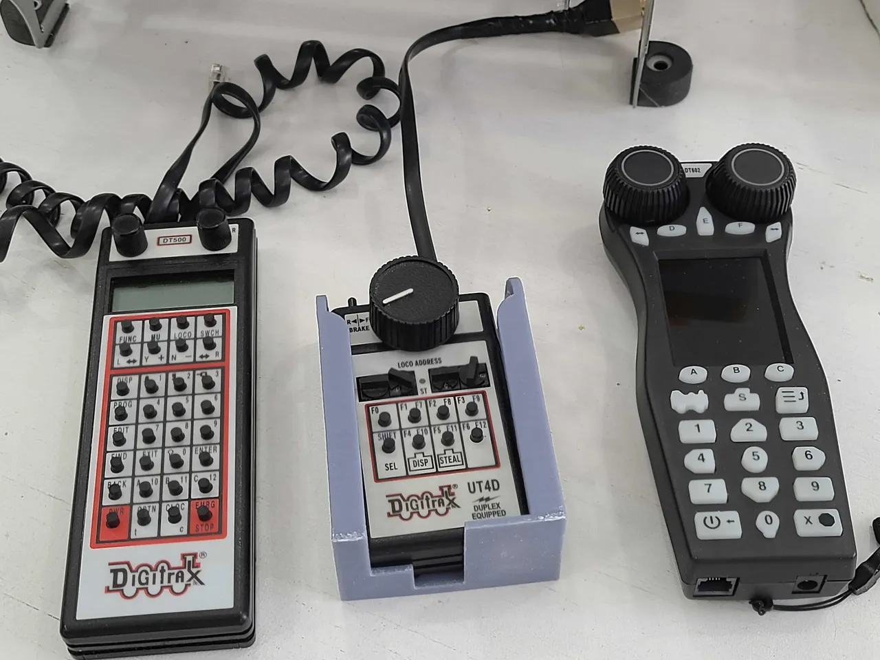 Digitrax Throttle Holder (DT600, DT500, UT4) by ThunderTronH123
