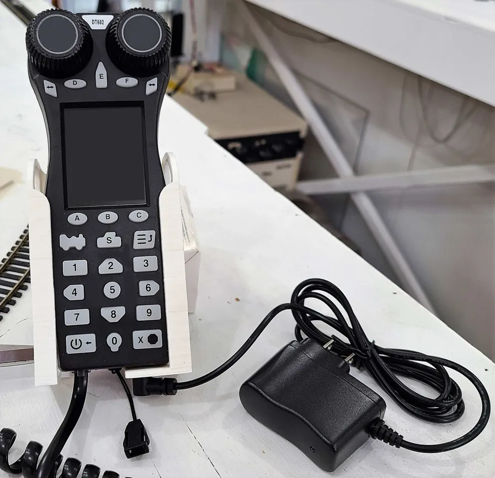 Digitrax Throttle Holder (DT600, DT500, UT4) by ThunderTronH123