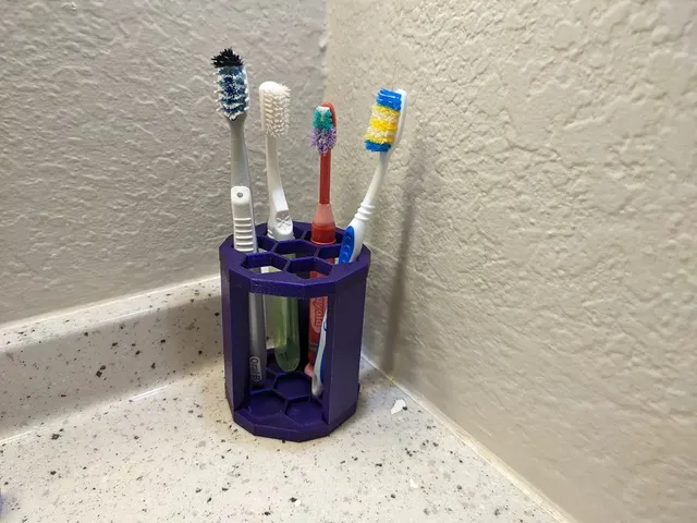 Toothbrush Holder - Hexagonal