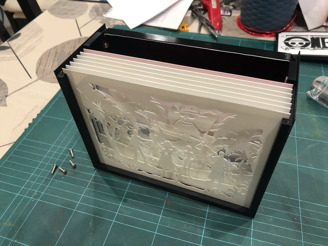 3D Printed One Piece Anime Light Box. Free File On Thingiverse :  r/3Dprinting