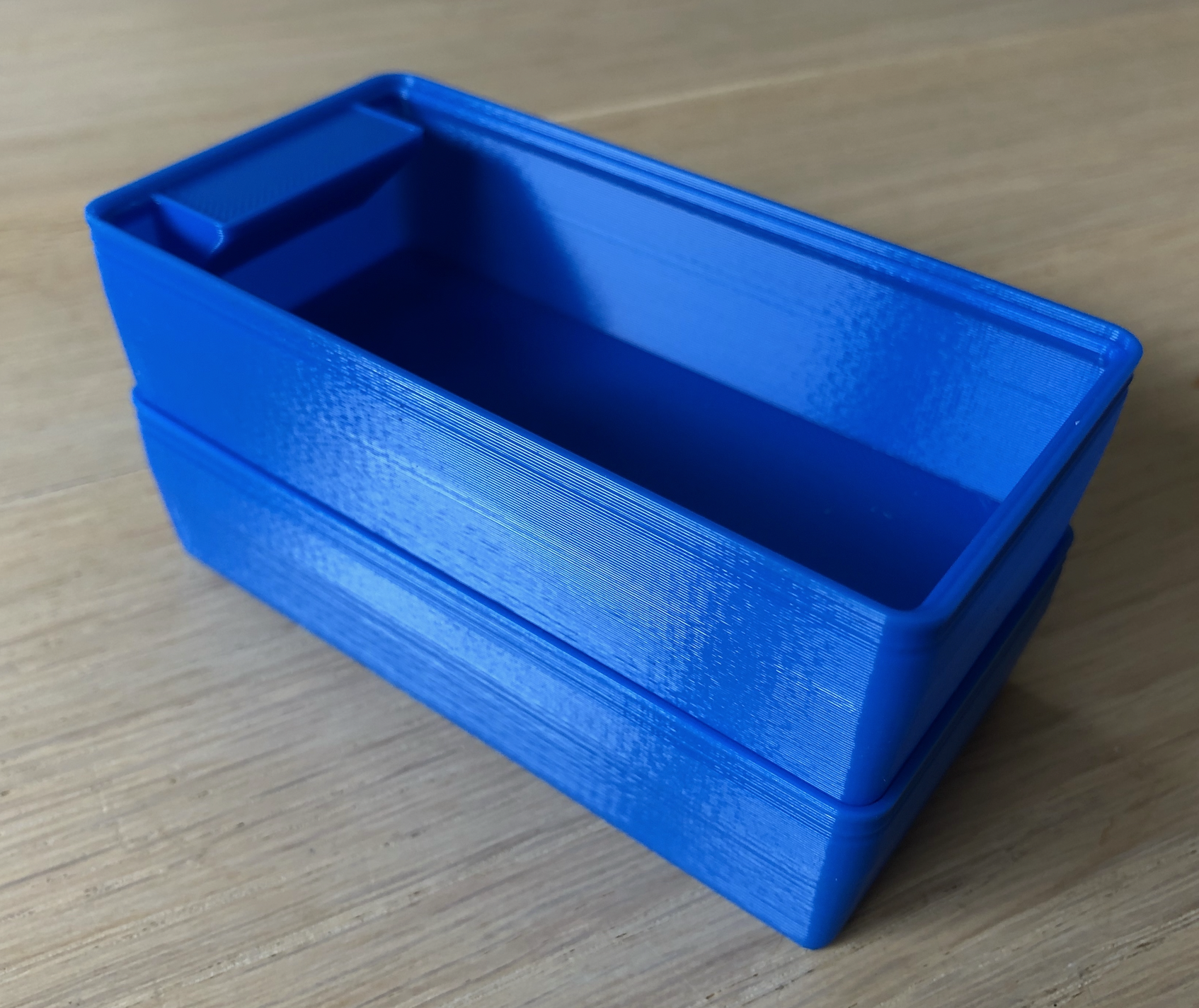 Stackable box with label (parameterized, FreeCAD) — miniatura 2
