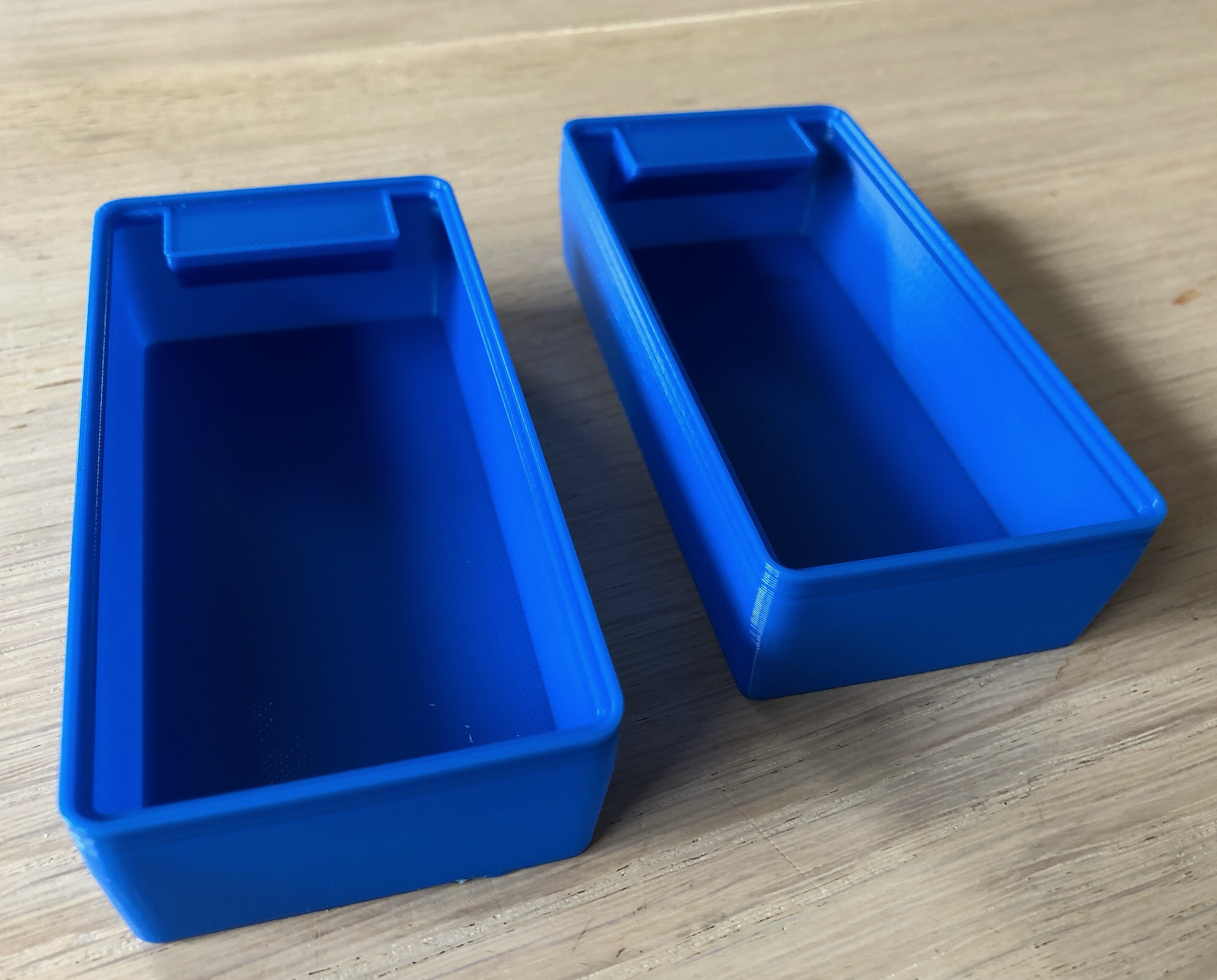 Stackable box with label (parameterized, FreeCAD)