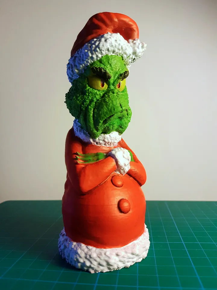 Grinch Straw Topper STL File for 3D Printing - Digital Download