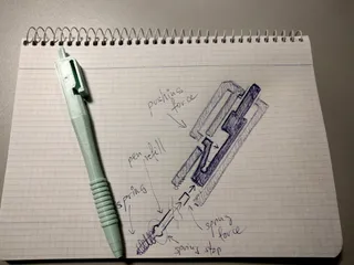 Flexible Pen with a simple design - works with 2,8mm Pica leads by