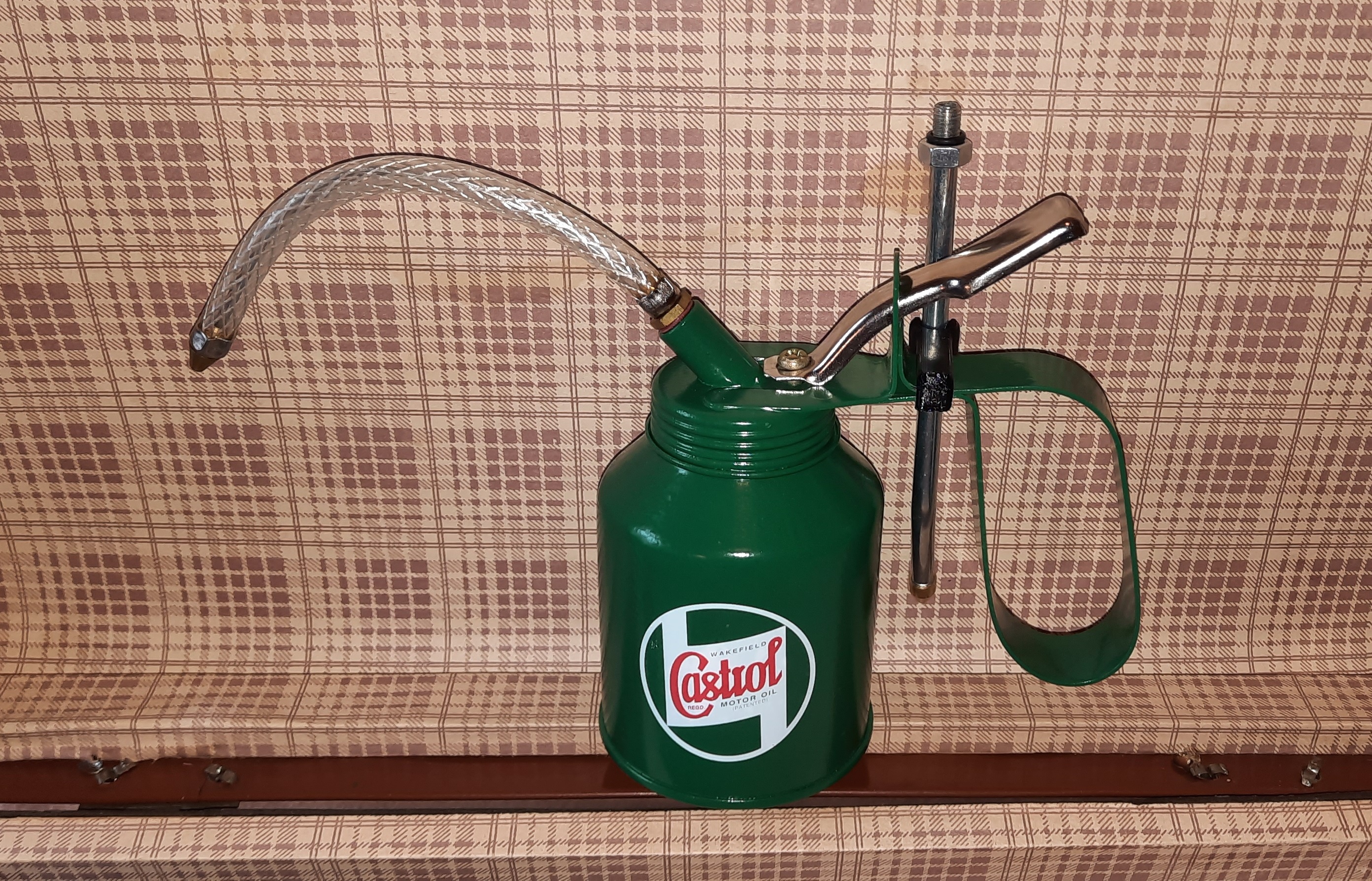 Castrol Ölkanne - Clip für das Röhrchen vom Kännchen