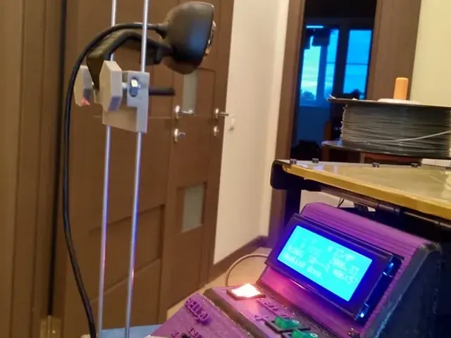 Adjustable Height Webcam Mount (With Swiveling Option)