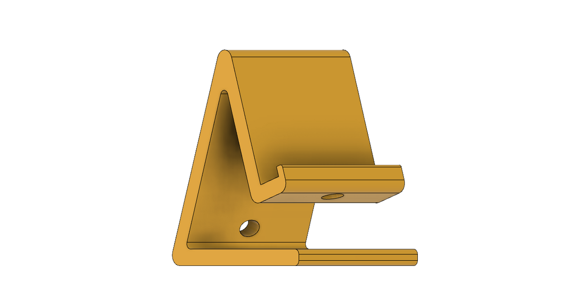 Phone Stand / Holder by passungscal Download free STL model